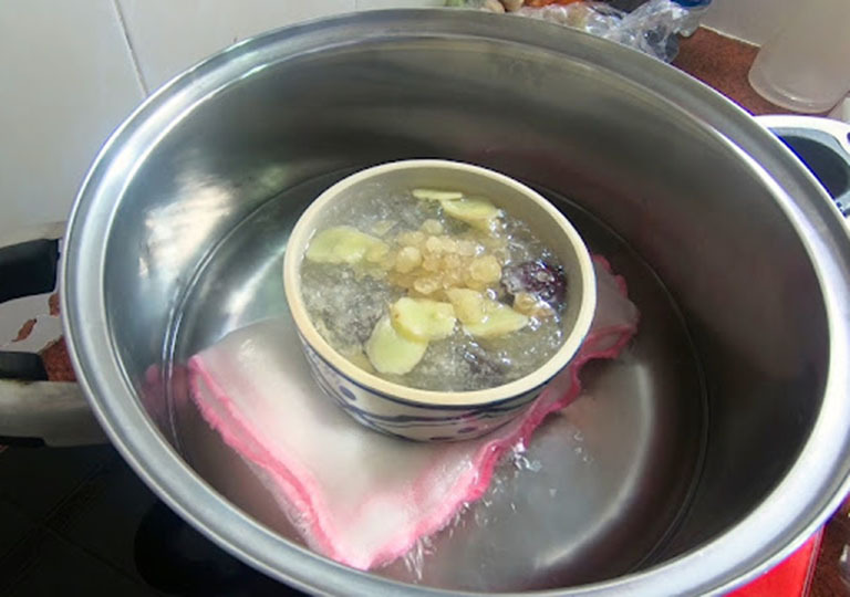 1 tai yến nên chưng với bao nhiêu nước