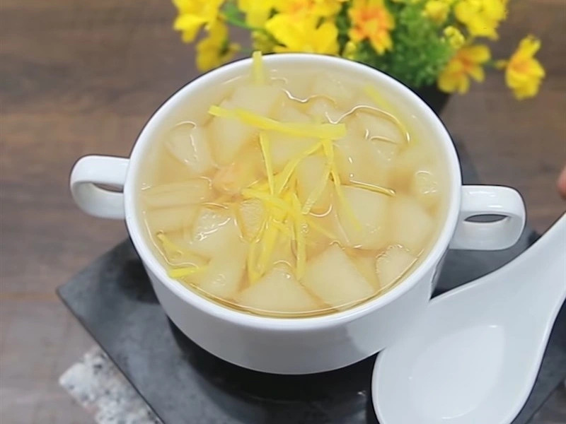 Yến chưng lê gừng