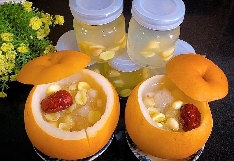 Yến chưng lê táo đỏ