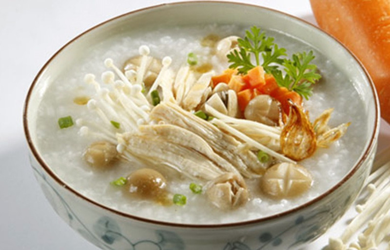 Cháo tổ yến thịt gà