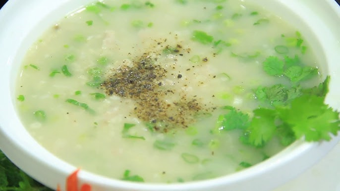 cháo yến đậu xanh