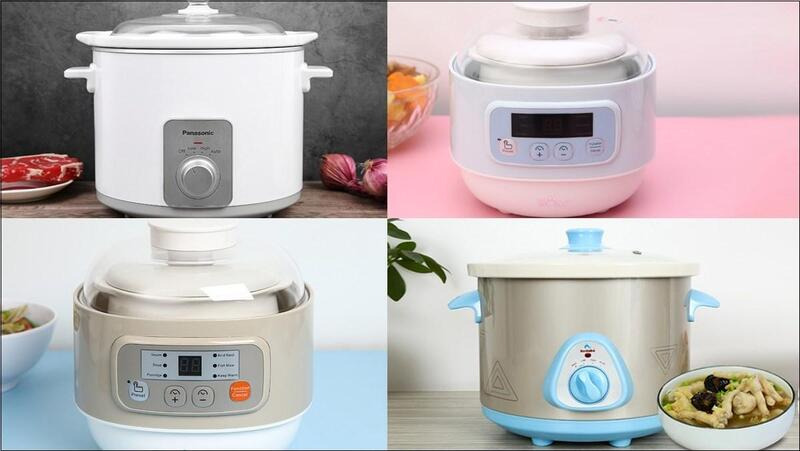 Các loại nồi nấu chậm chưng yến
