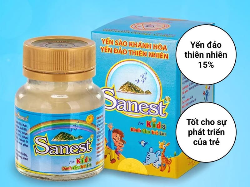 Nước yến sào Khánh Hòa Sanest for Kids
