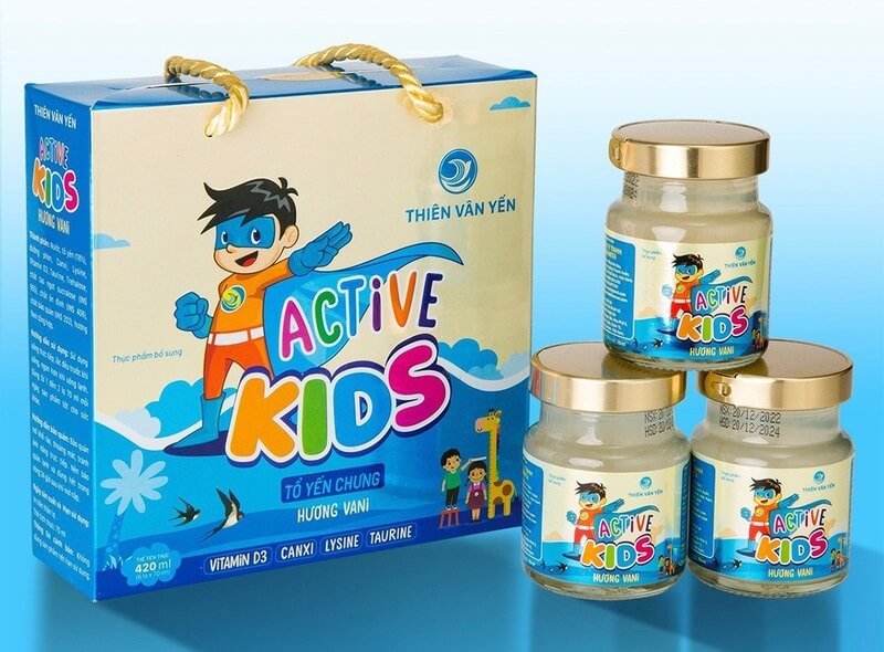 Nước yến Thiên Vân Yến Active Kids