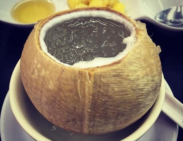 cách làm tổ yến chưng nước dừa