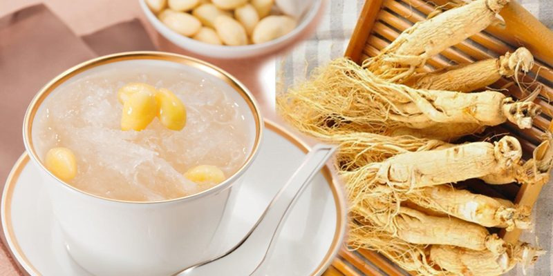 Tổ yến chưng nhân sâm